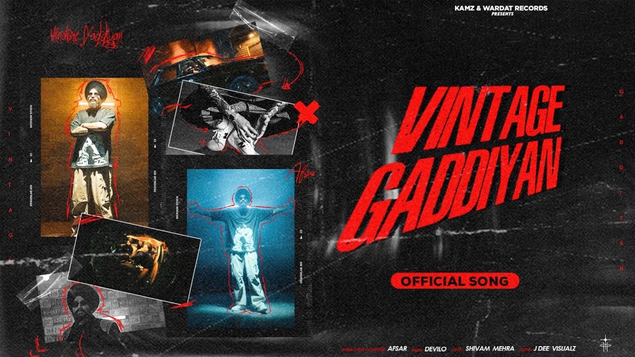 Vintage Gaddiyan music video song mp4 mobile download